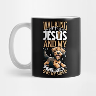 Jesus and dog - Otterhound Mug